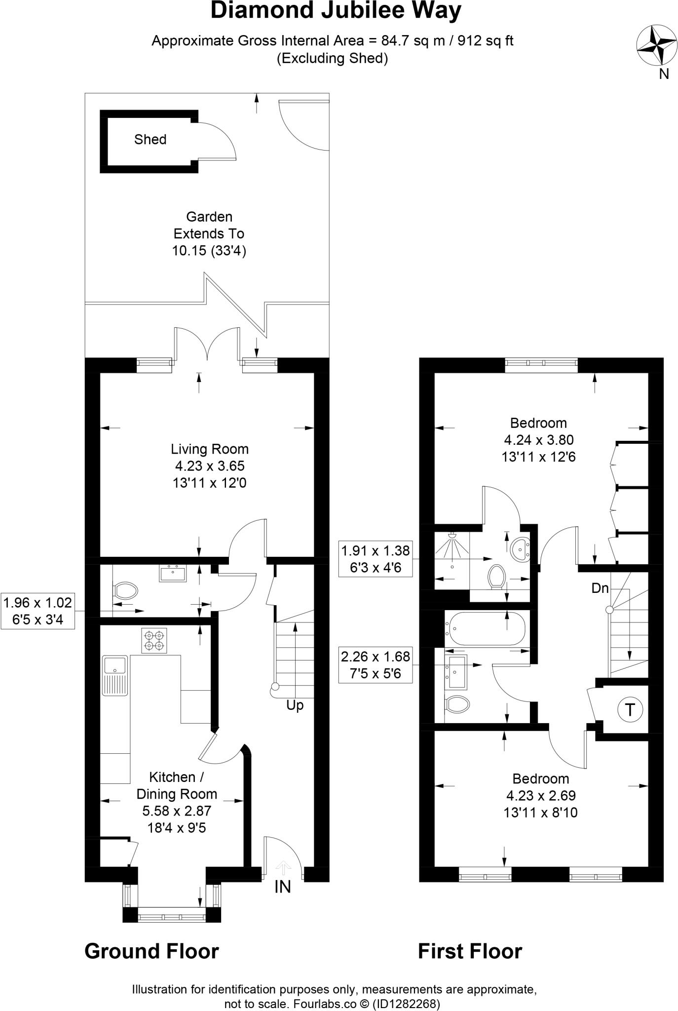 Diamond Jubilee Way, Carshalton, SM5 floorplan