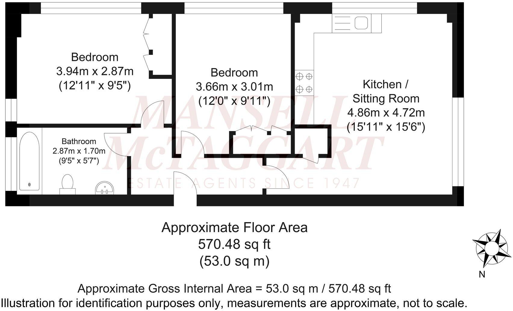 North Street, Horsham, RH12 floorplan