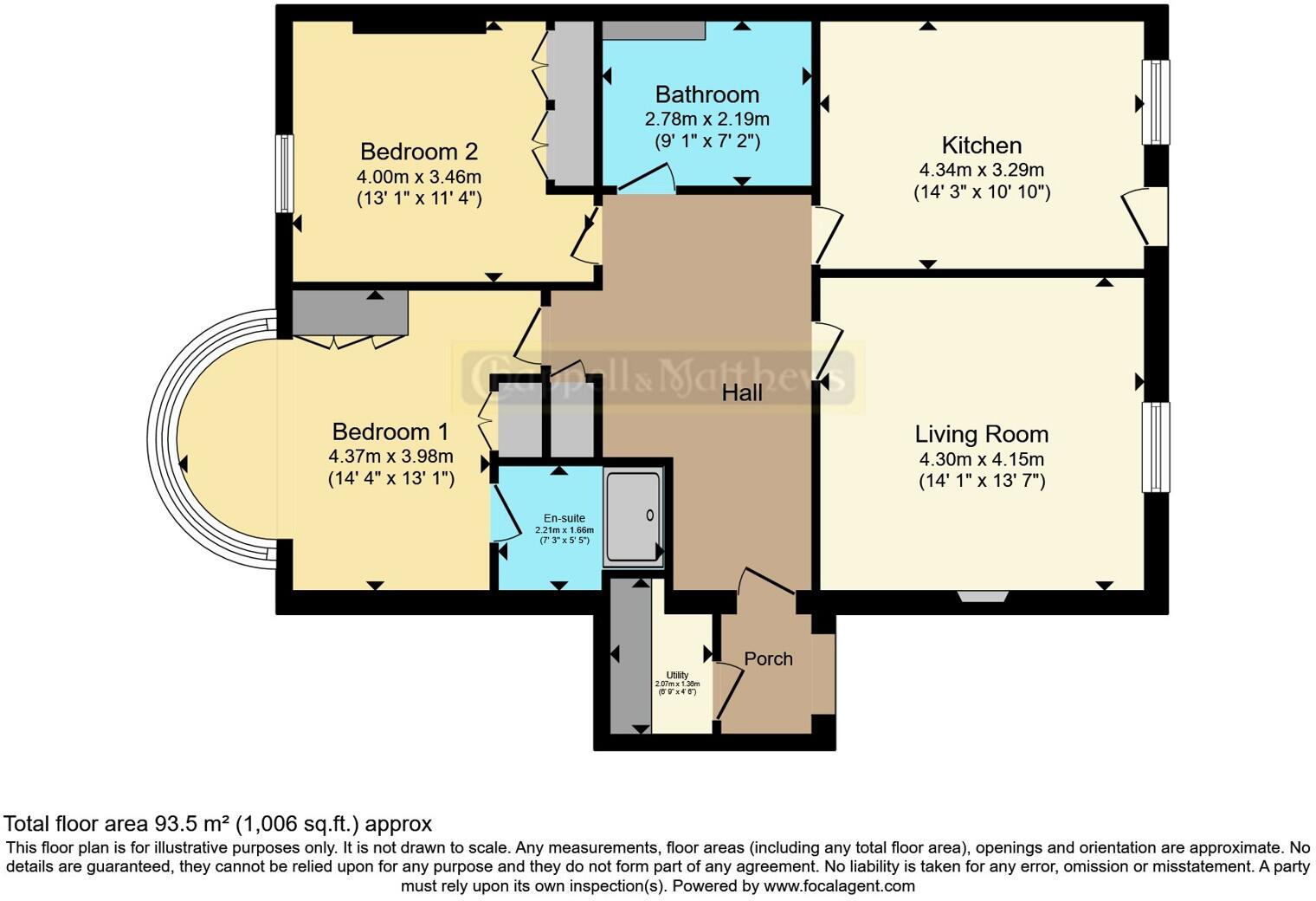 Redland Road, Bristol, BS6 floorplan