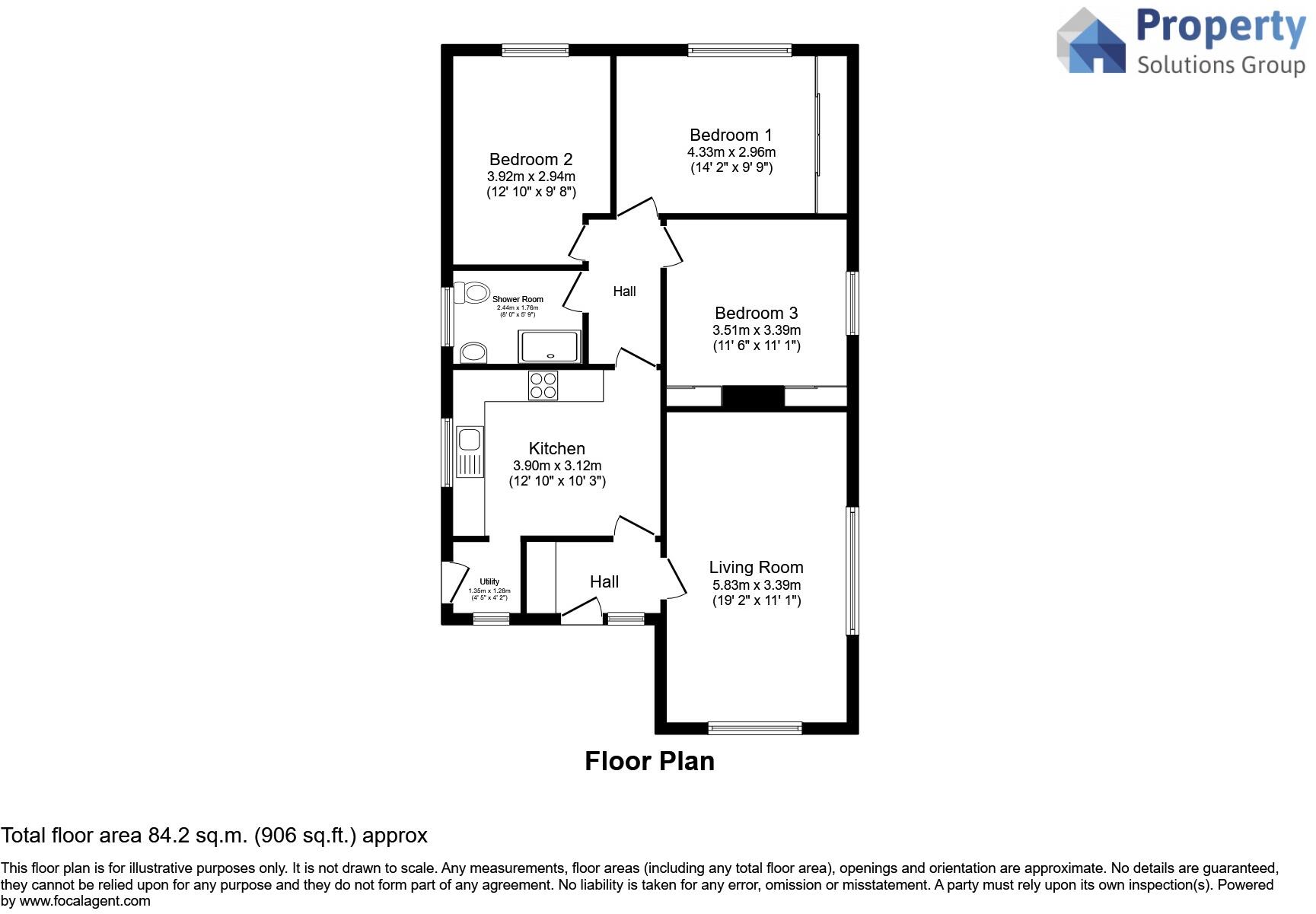 Lowfield Road, WF9 floorplan