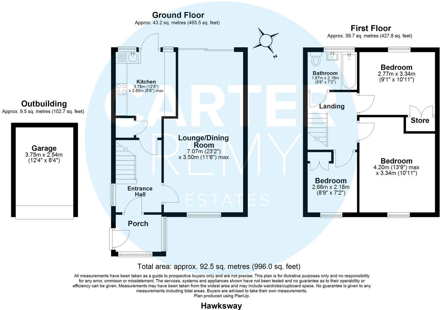 Hawksway, Kingswood, Basildon, SS16 floorplan
