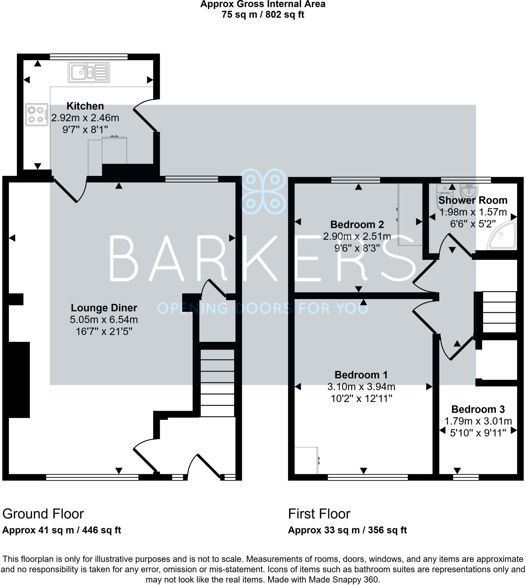 Throstle Nest, Batley floorplan