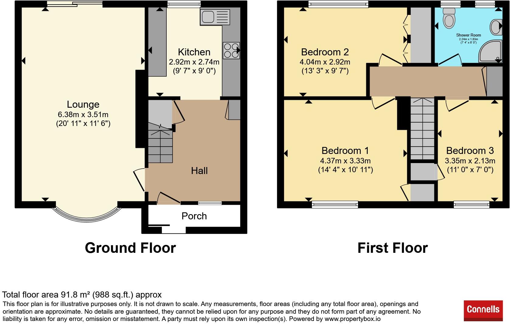 Saturn Way, Hemel Hempstead floorplan