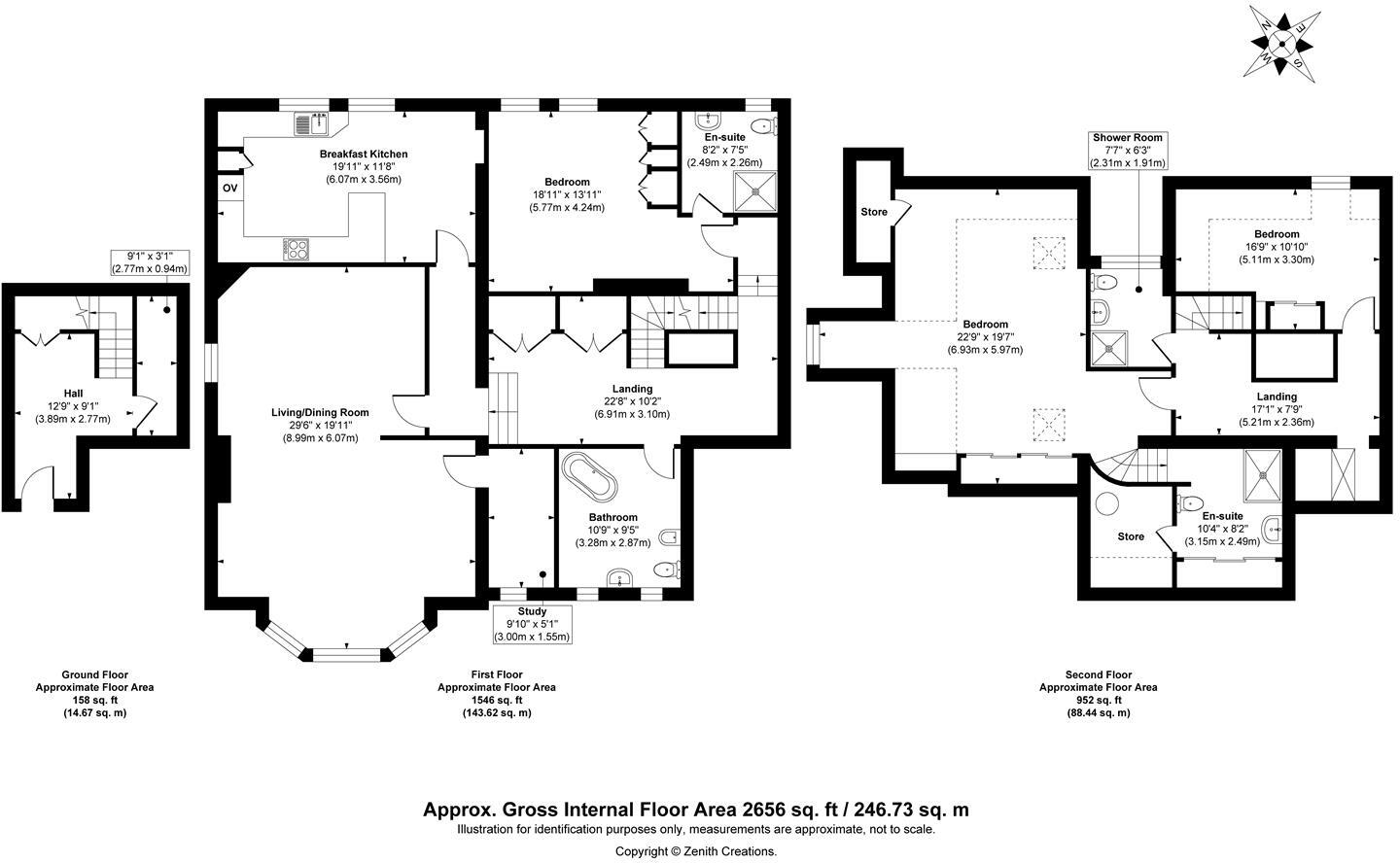 Oakwood Lane, Roundhay, Leeds floorplan