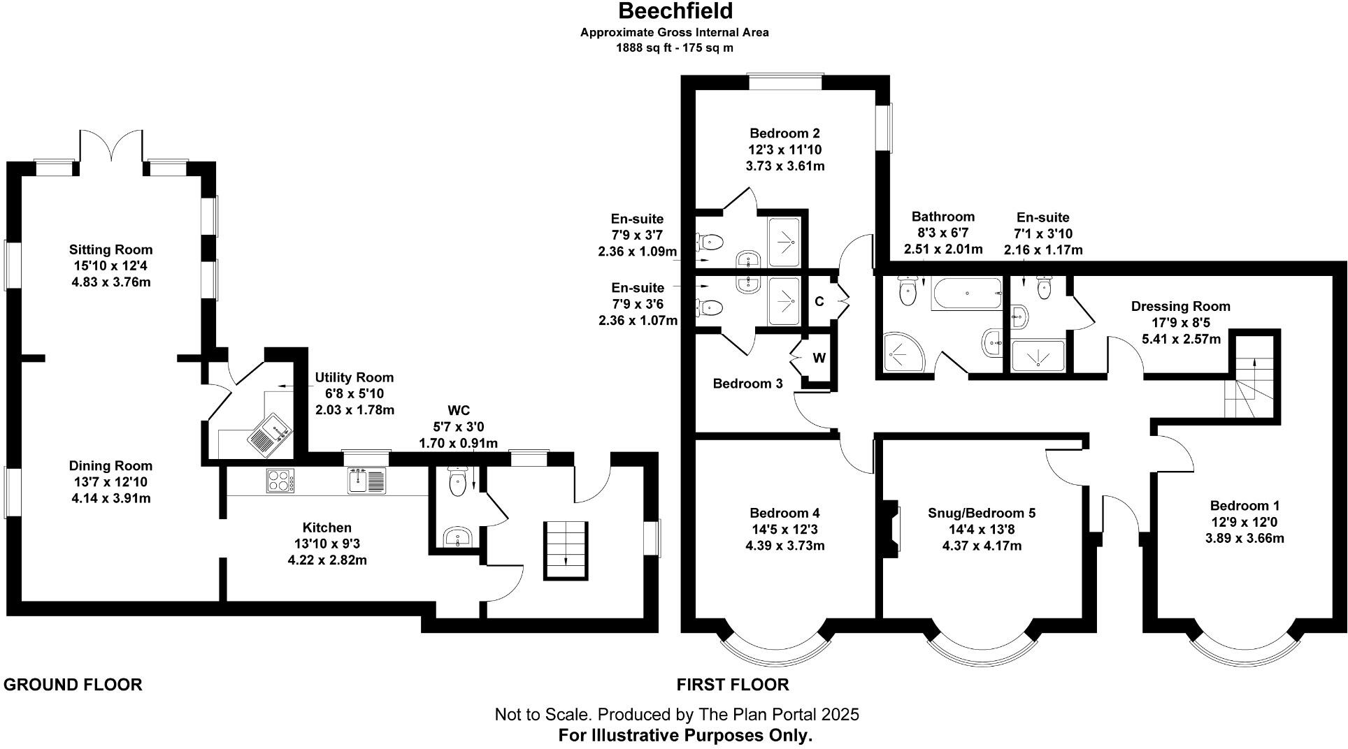 Cox Park, Gunnislake, Cornwall. floorplan