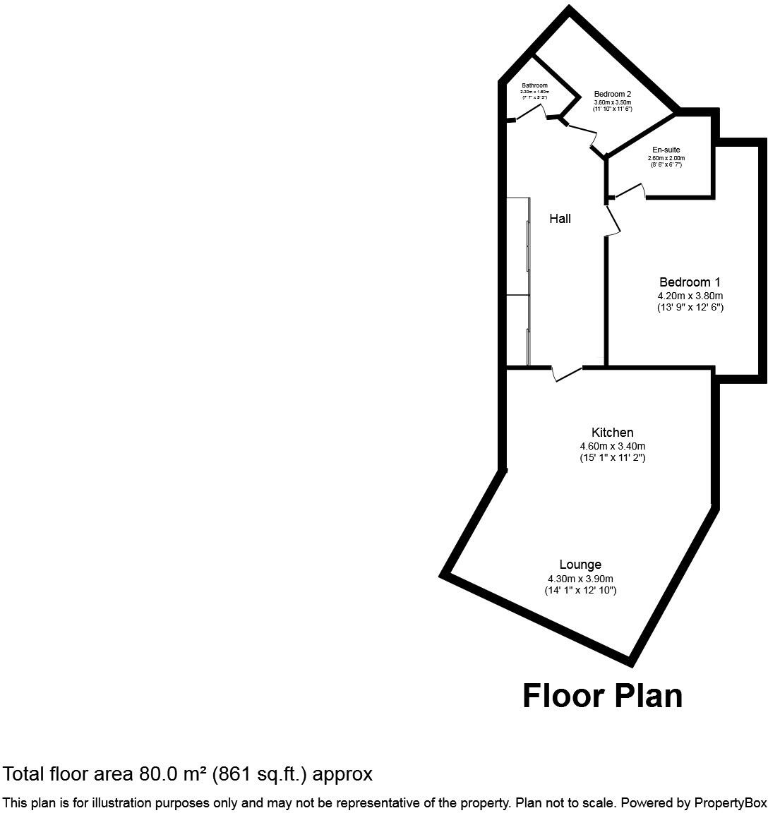 Clayton Fold, Burnley, Lancashire, BB12 floorplan