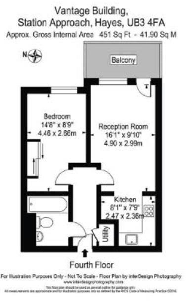 Station Approach, Hayes floorplan