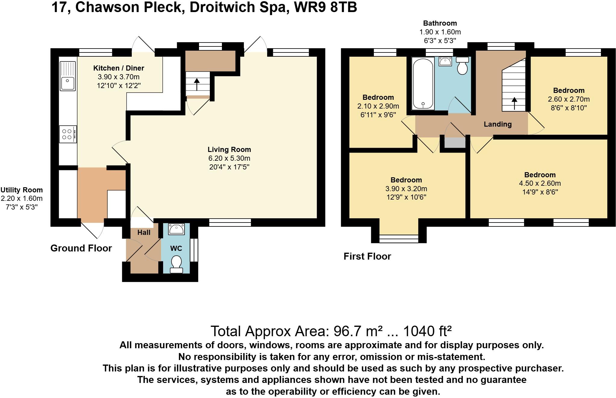 Chawson Pleck, Droitwich, Worcestershire, WR9 floorplan