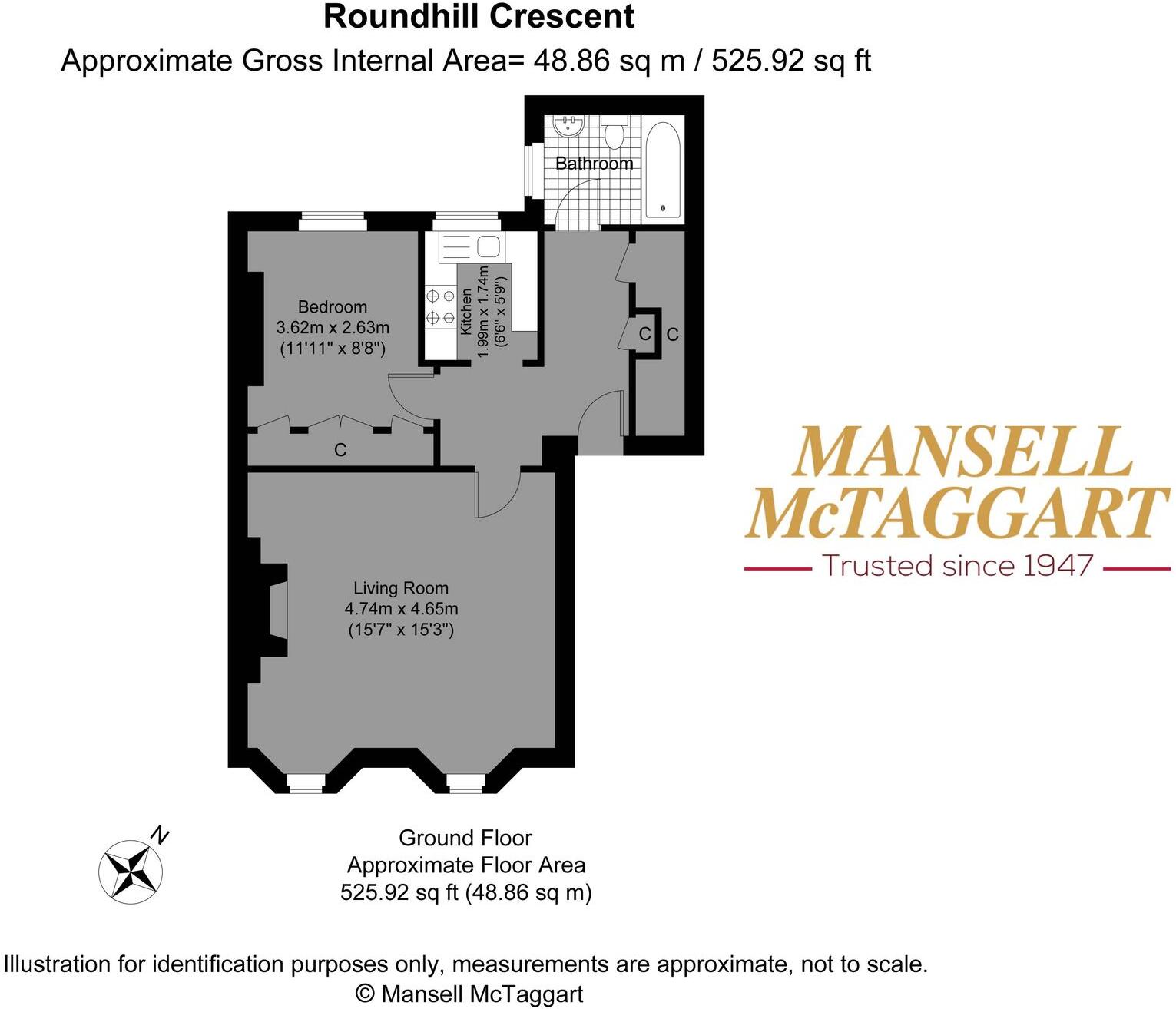 Roundhill Crescent, Brighton, BN2 floorplan