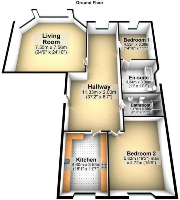 The Old Rectory, Rectory Gardens, Admaston, Rugeley floorplan