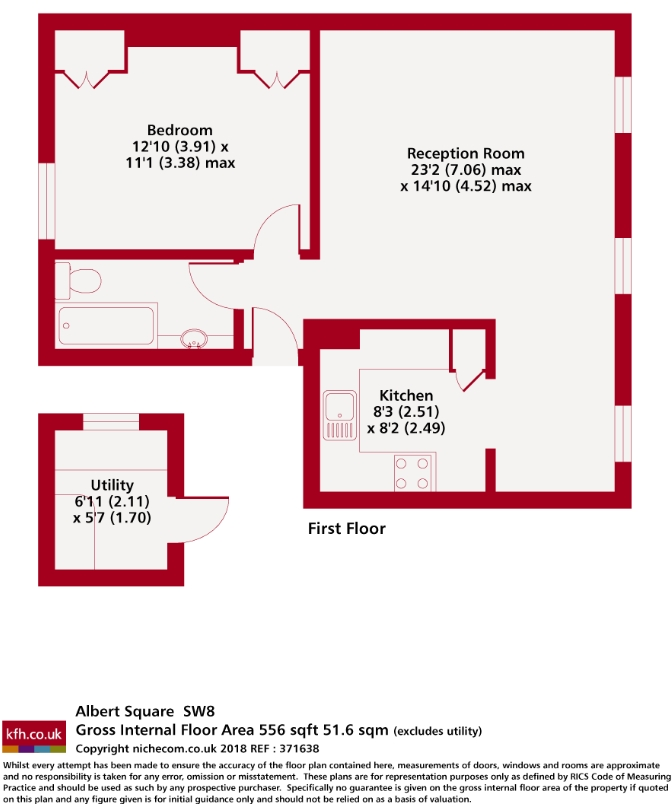 Albert Square, London, SW8 floorplan