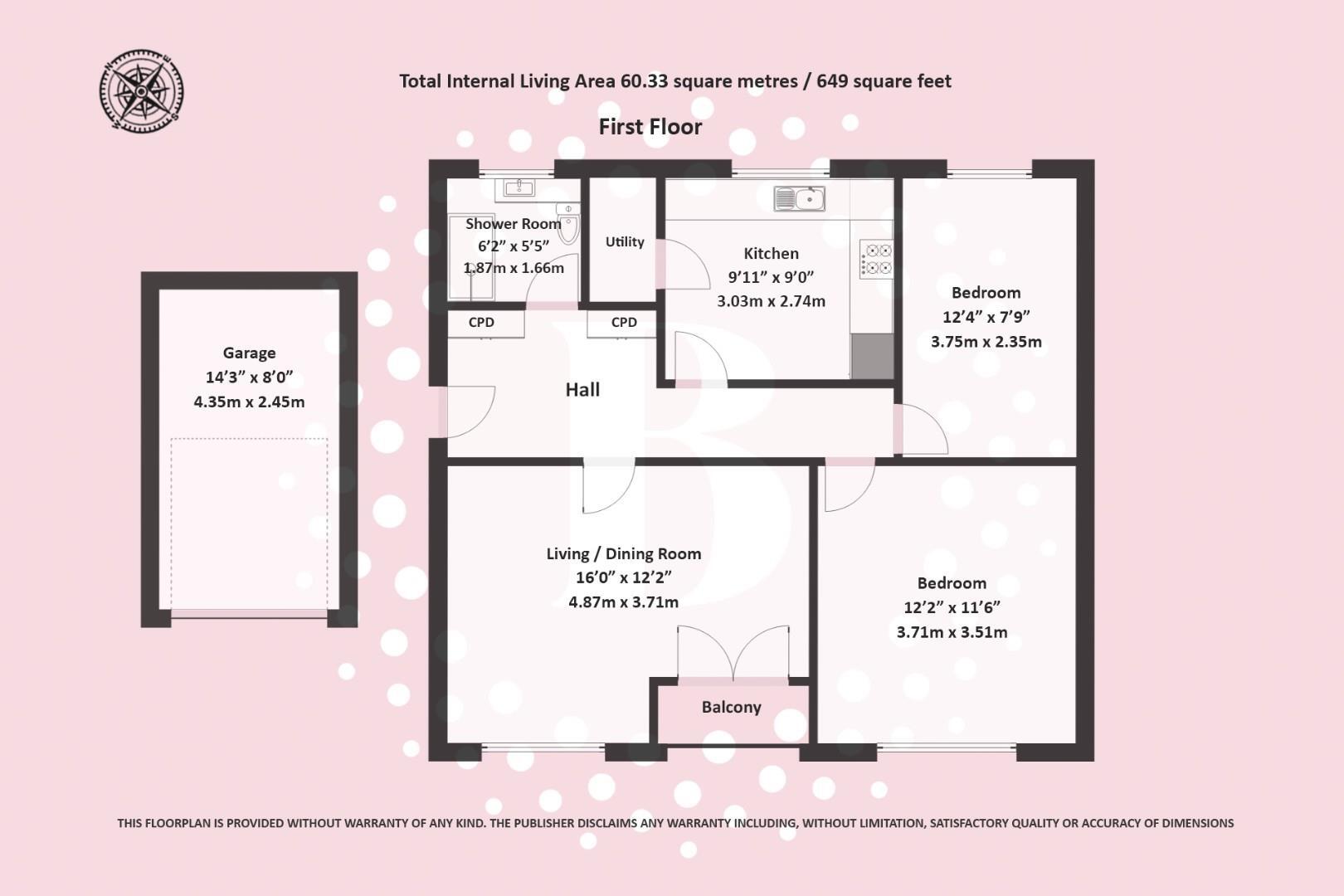 St. Johns Court, Warwick floorplan