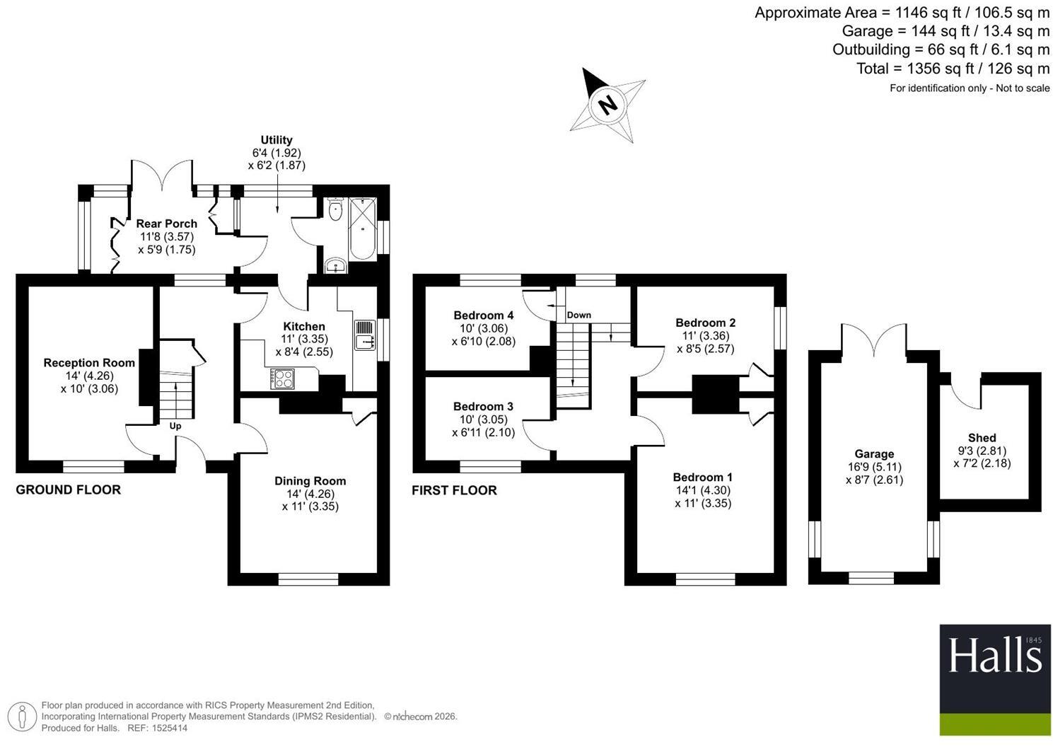 Penygarreg Lane, Pant, Oswestry. floorplan