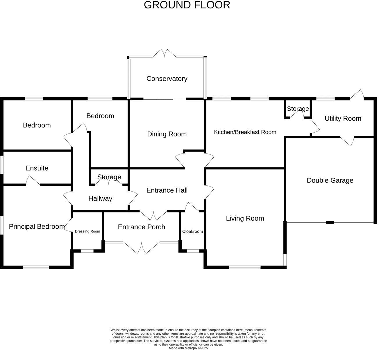 Grove Road, Bentley, Ipswich, Suffolk, IP9 floorplan