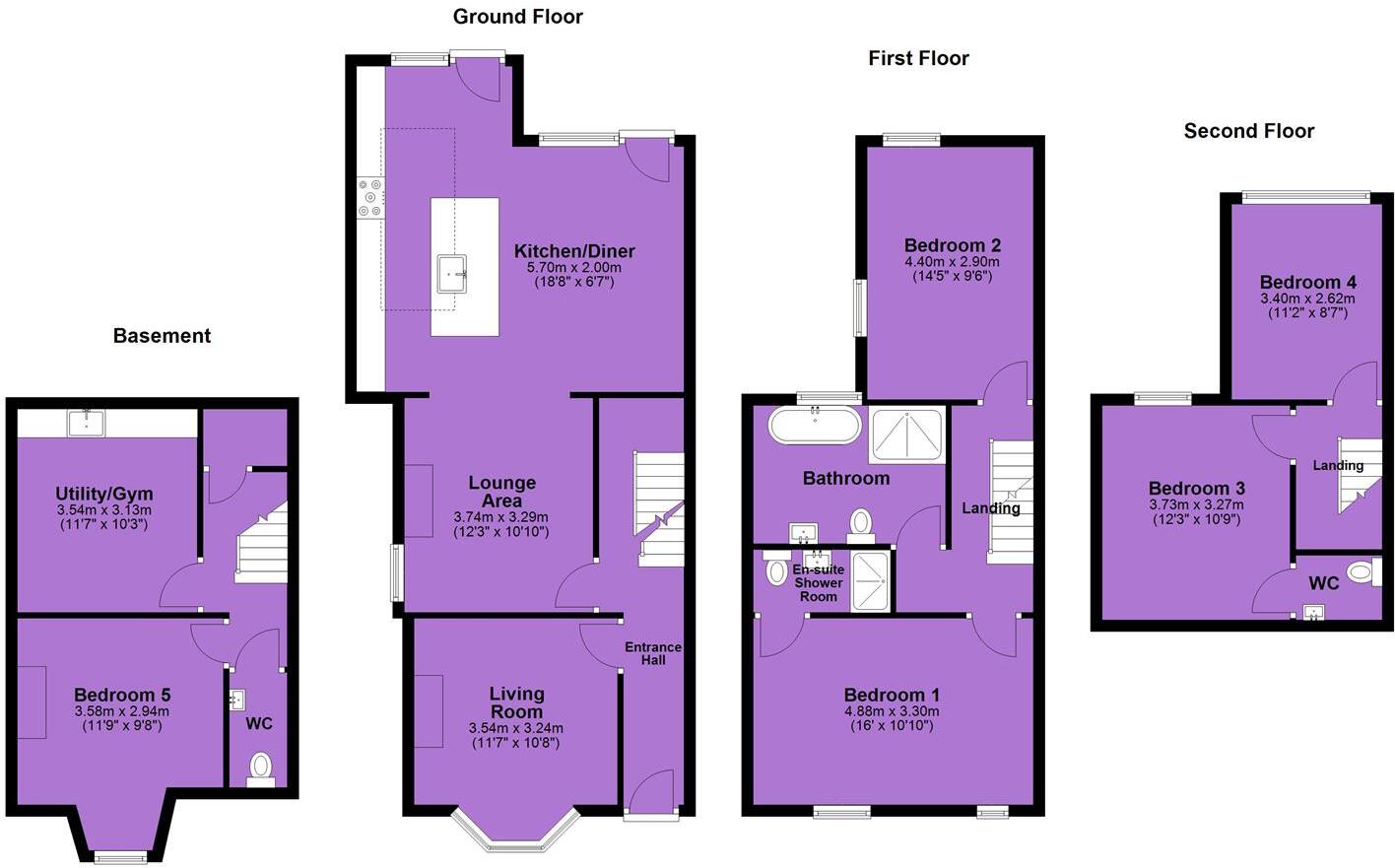 Norwood Road, Stretford floorplan