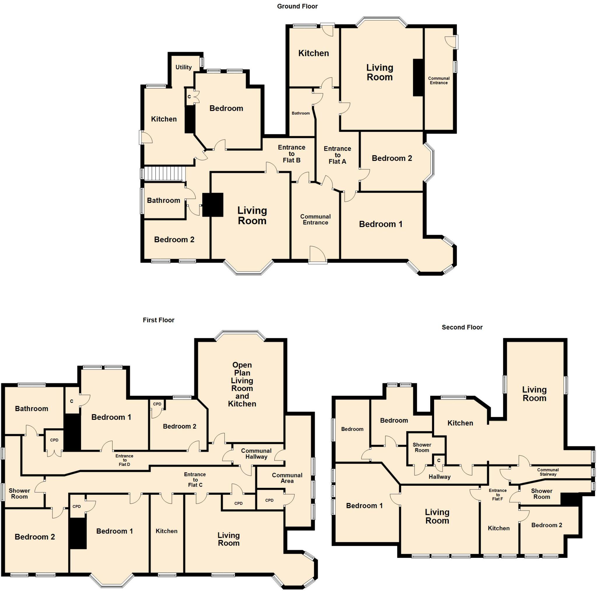 Julian Road, Folkestone, Kent, CT19 floorplan