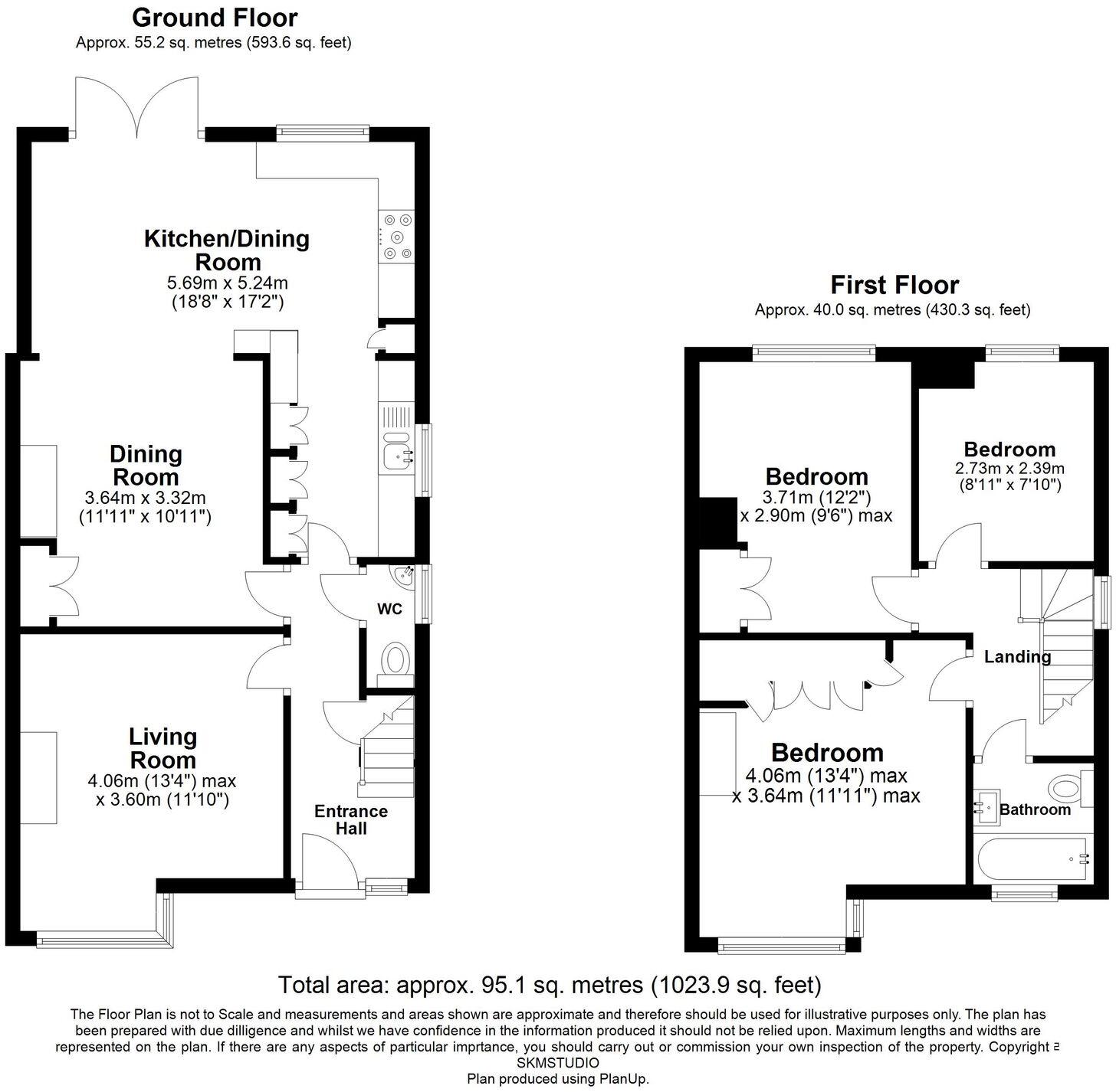 Front Street, Slip End, LU1 floorplan