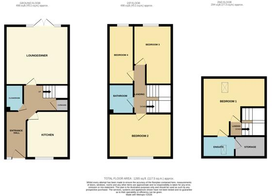 Crompton Road, Lowestoft floorplan