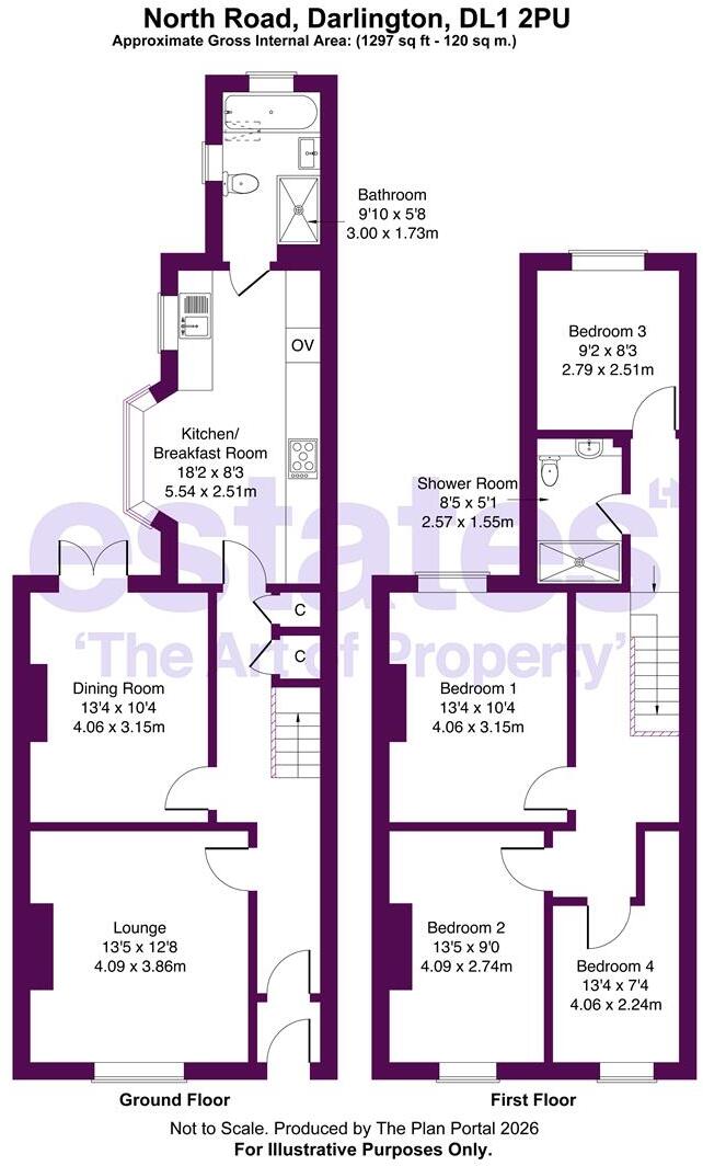 North Road, Darlington, DL1 2PU floorplan