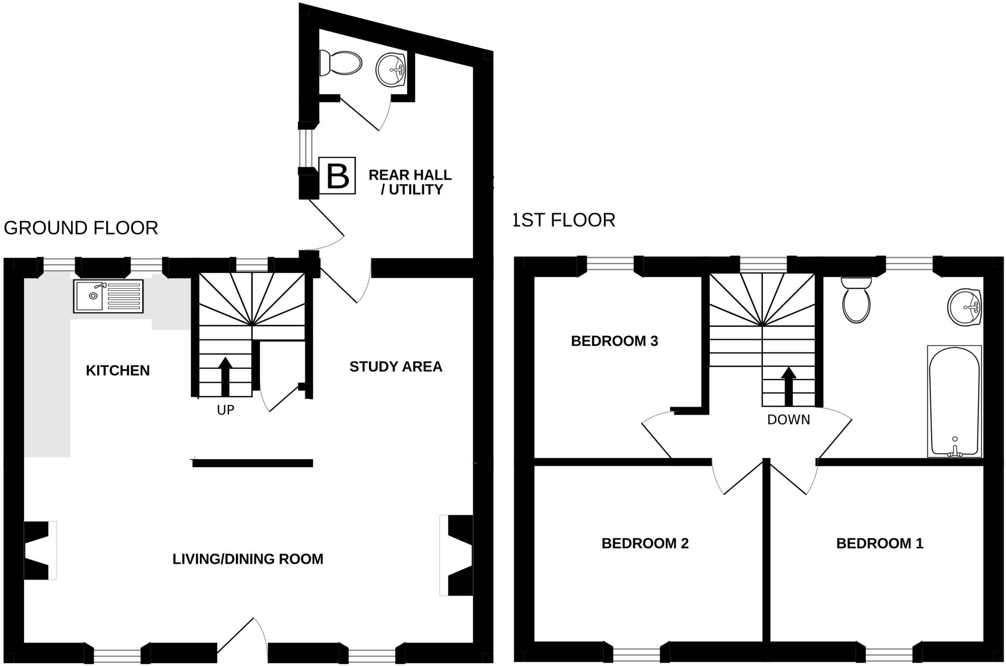 Combgill, 1 Chapel View, Tirril, Penrith floorplan