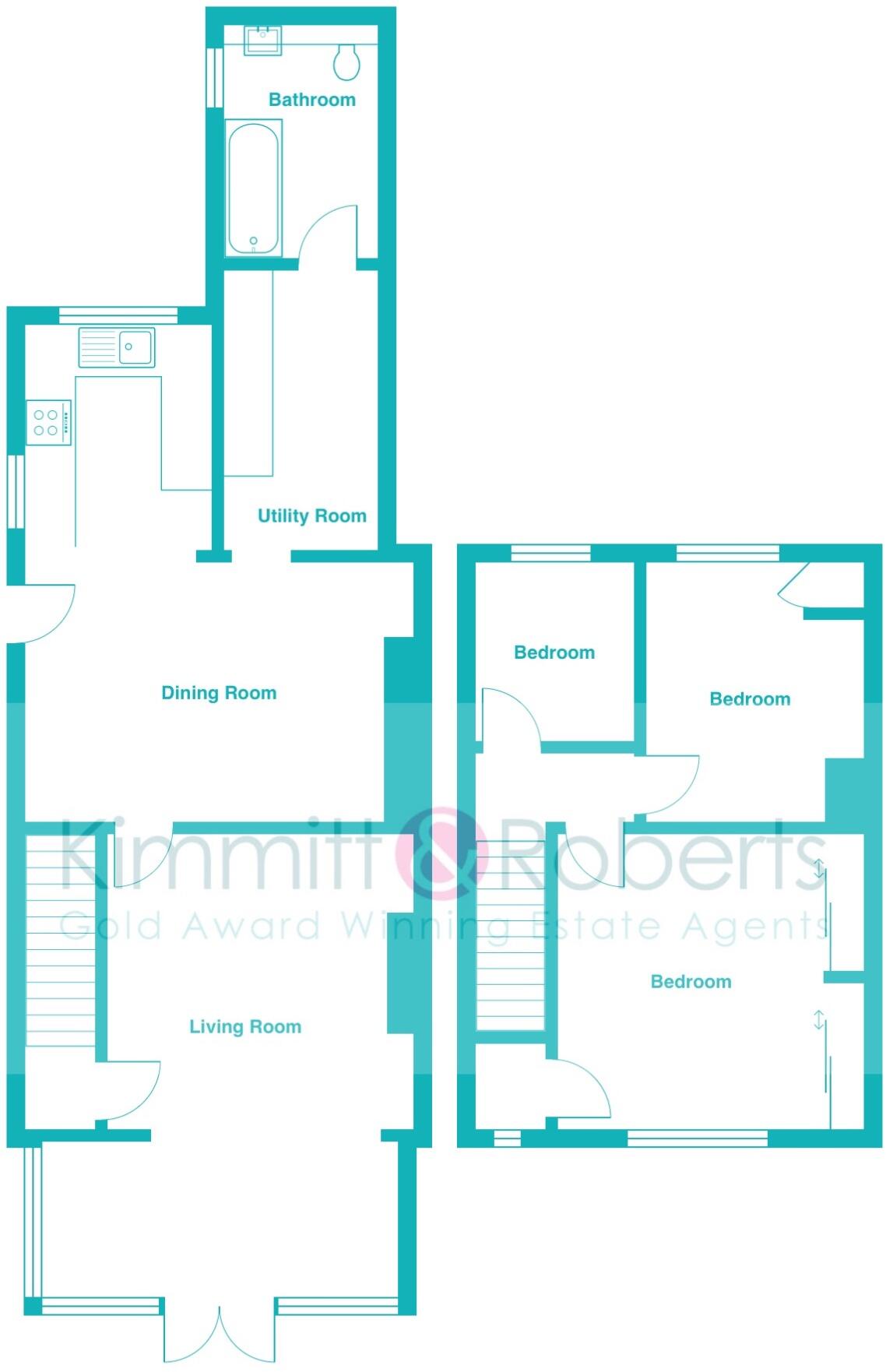 Lynn Terrace, Wheatley Hill, Durham, DH6 3QN floorplan