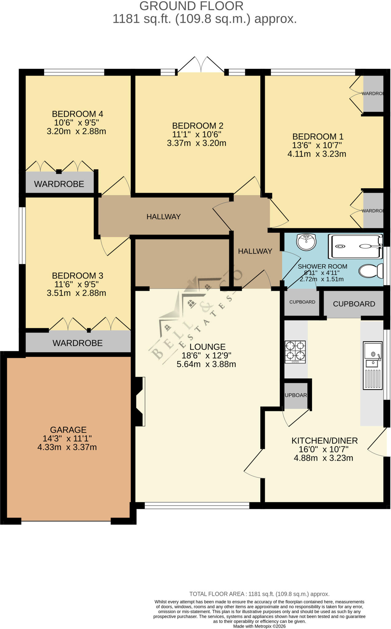 Netherthorpe Way, North Anston, Sheffield floorplan