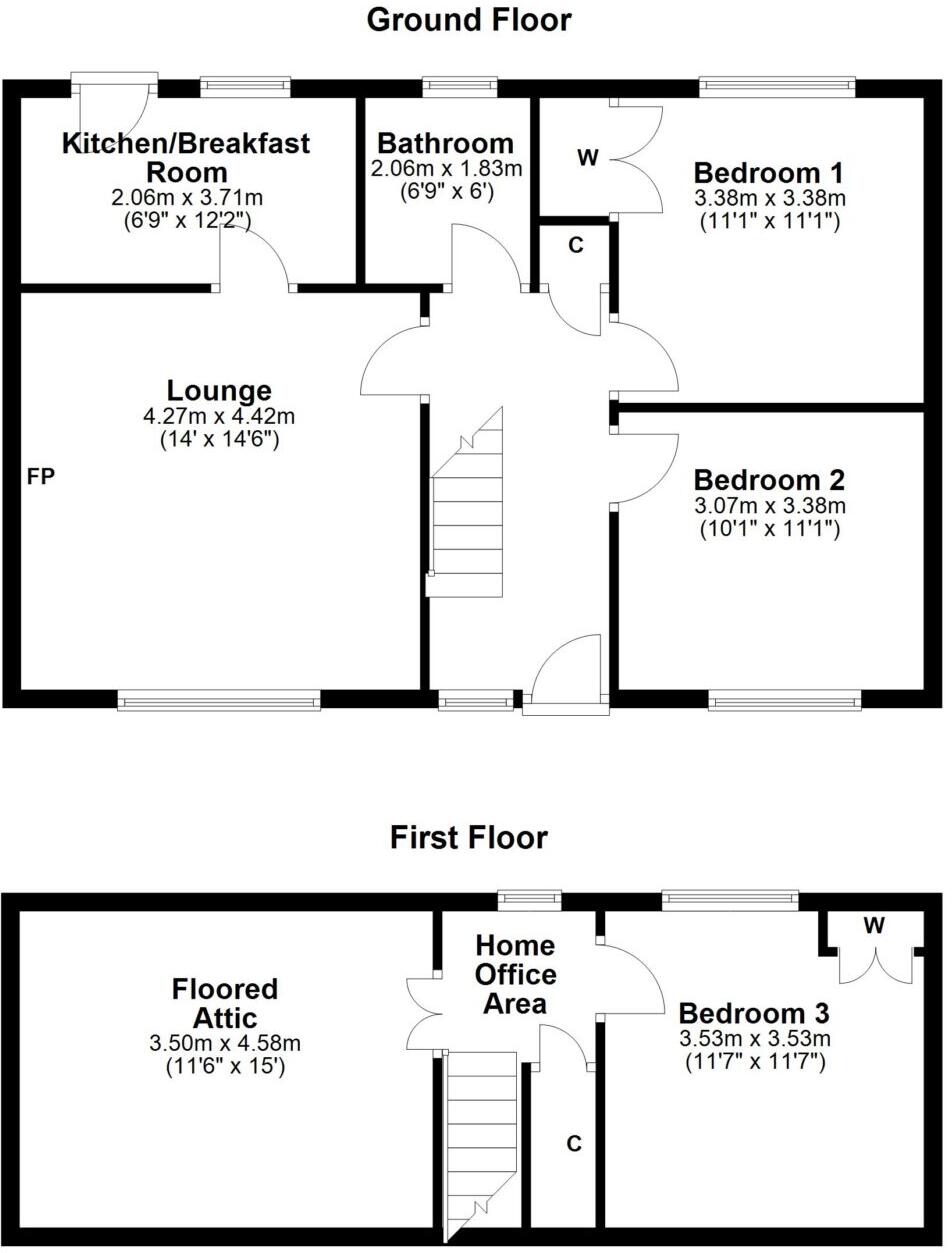 1 St Andrews Avenue, Prestwick, KA9 2DY floorplan