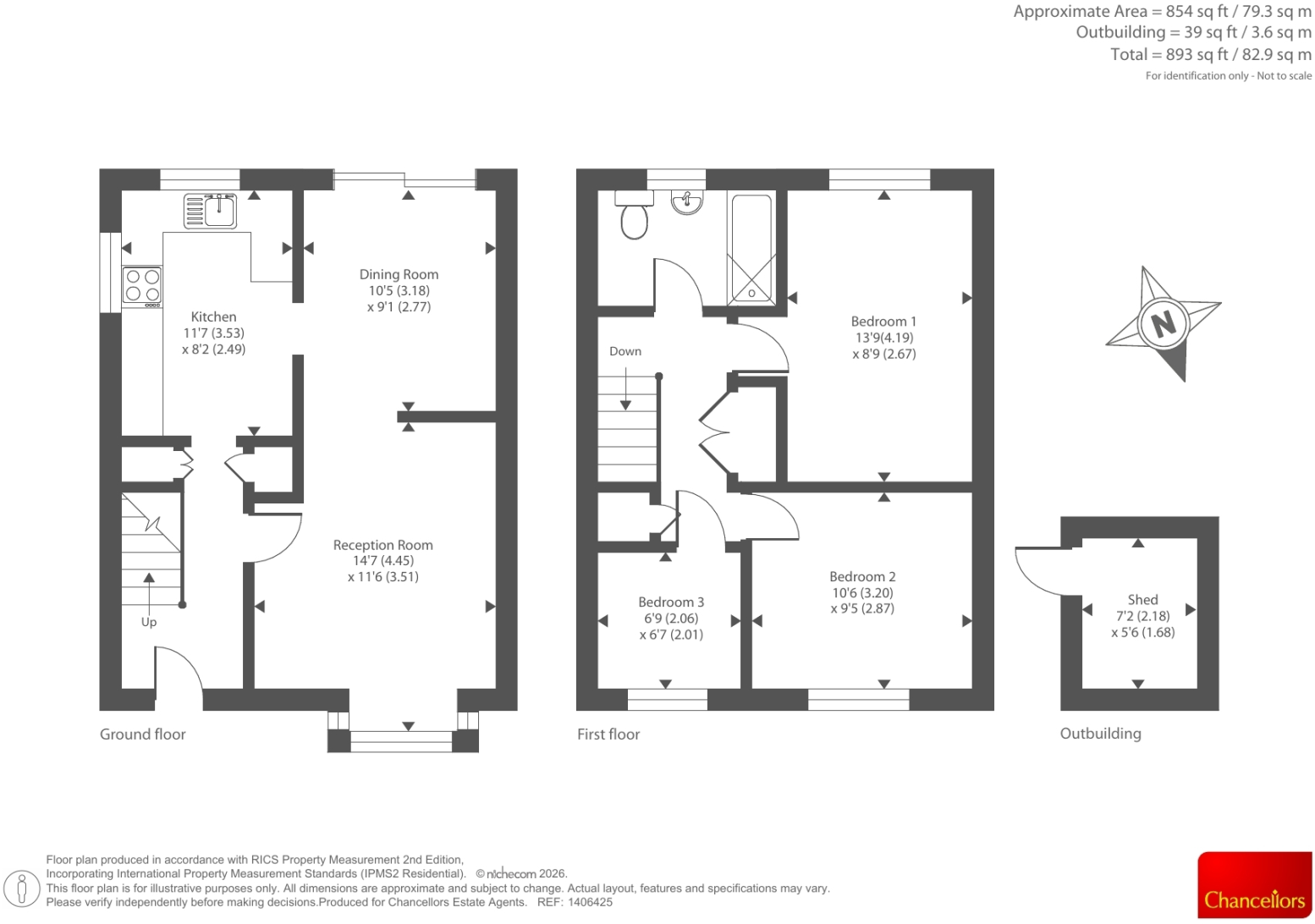 Shaftsbury Road, Headington, OX3 floorplan