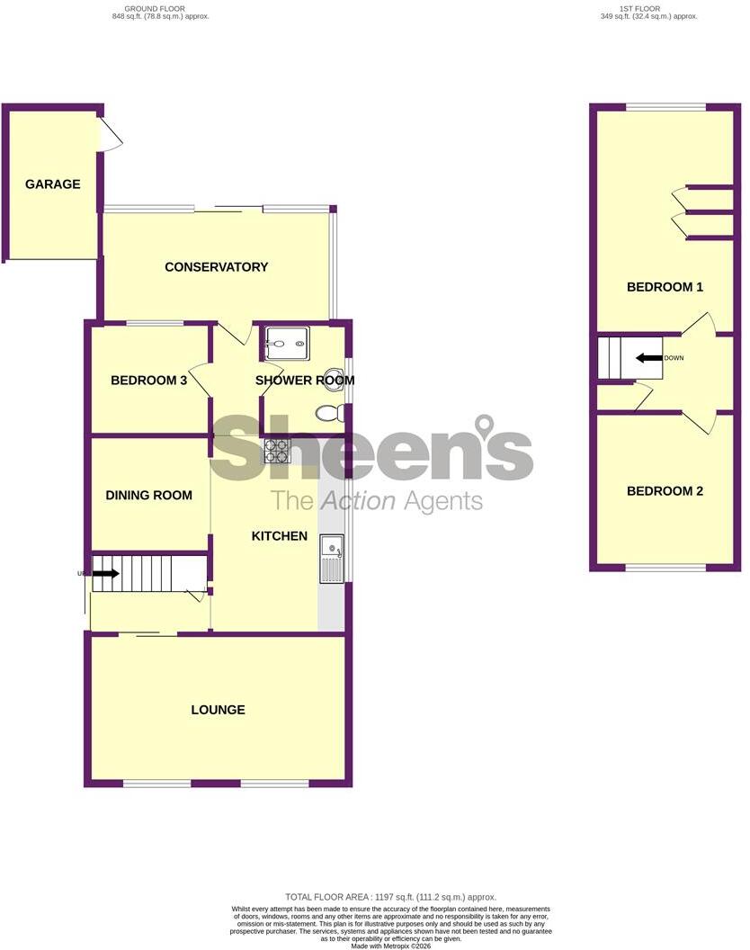 Donne Drive, Clacton-on-Sea, Essex floorplan