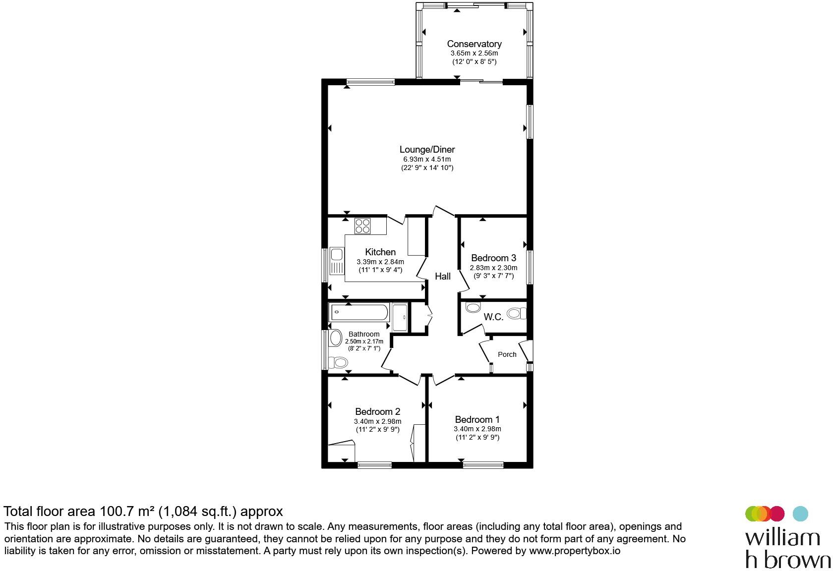 South End, Hogsthorpe, Skegness floorplan