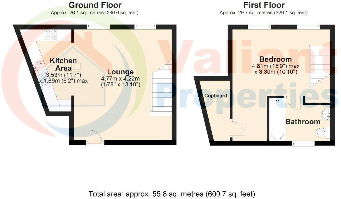 Scrimshires Passage, Wisbech floorplan