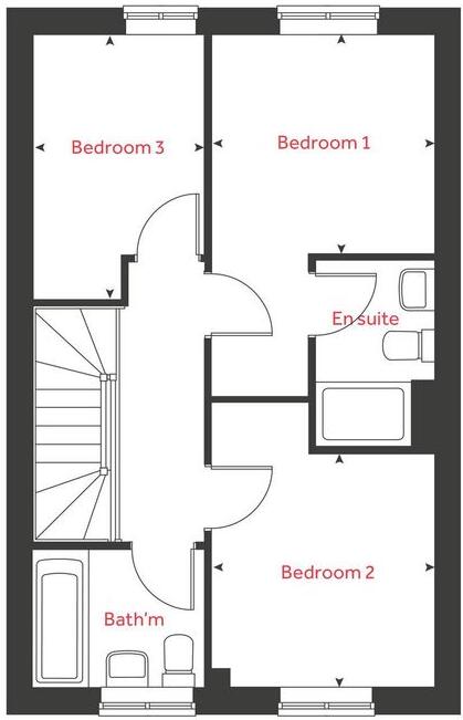 The Meadows, Whiston, L35 floorplan