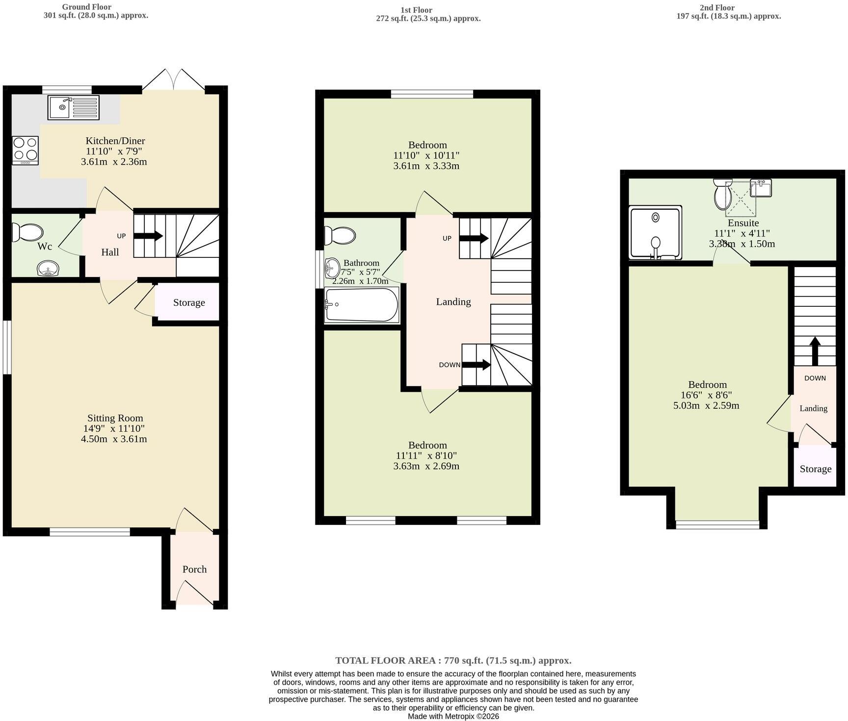 Chamberlain Rise, Wymondham floorplan
