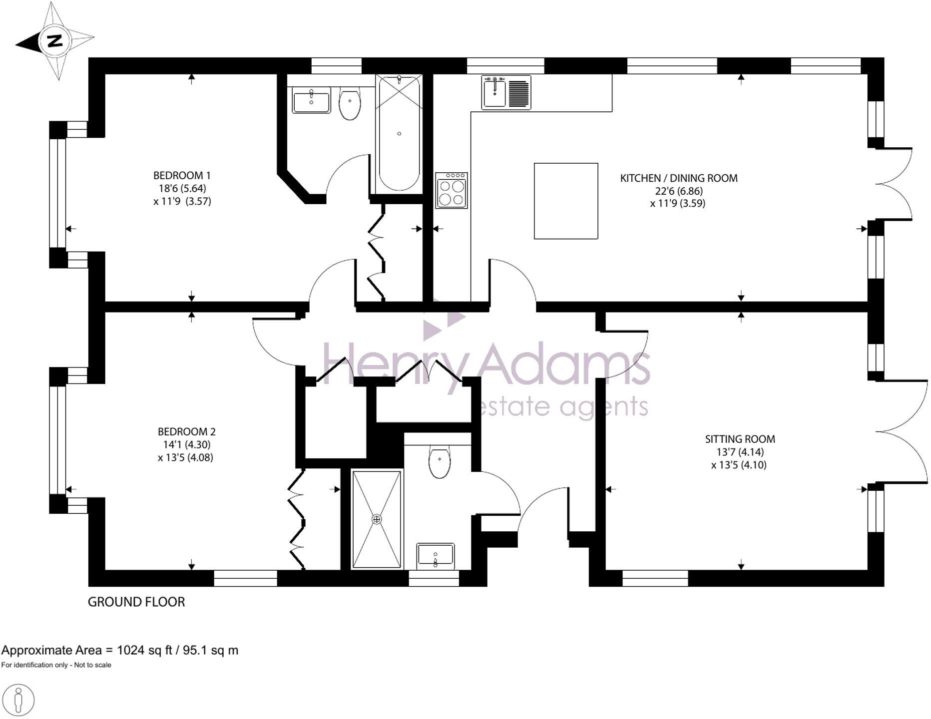 Orchard Mews, Nutbourne, PO10 floorplan