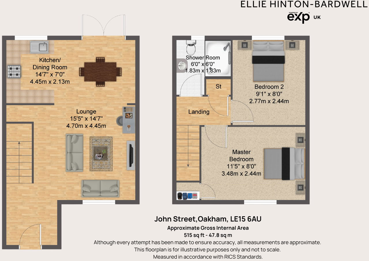 John Street, Oakham, LE15 floorplan