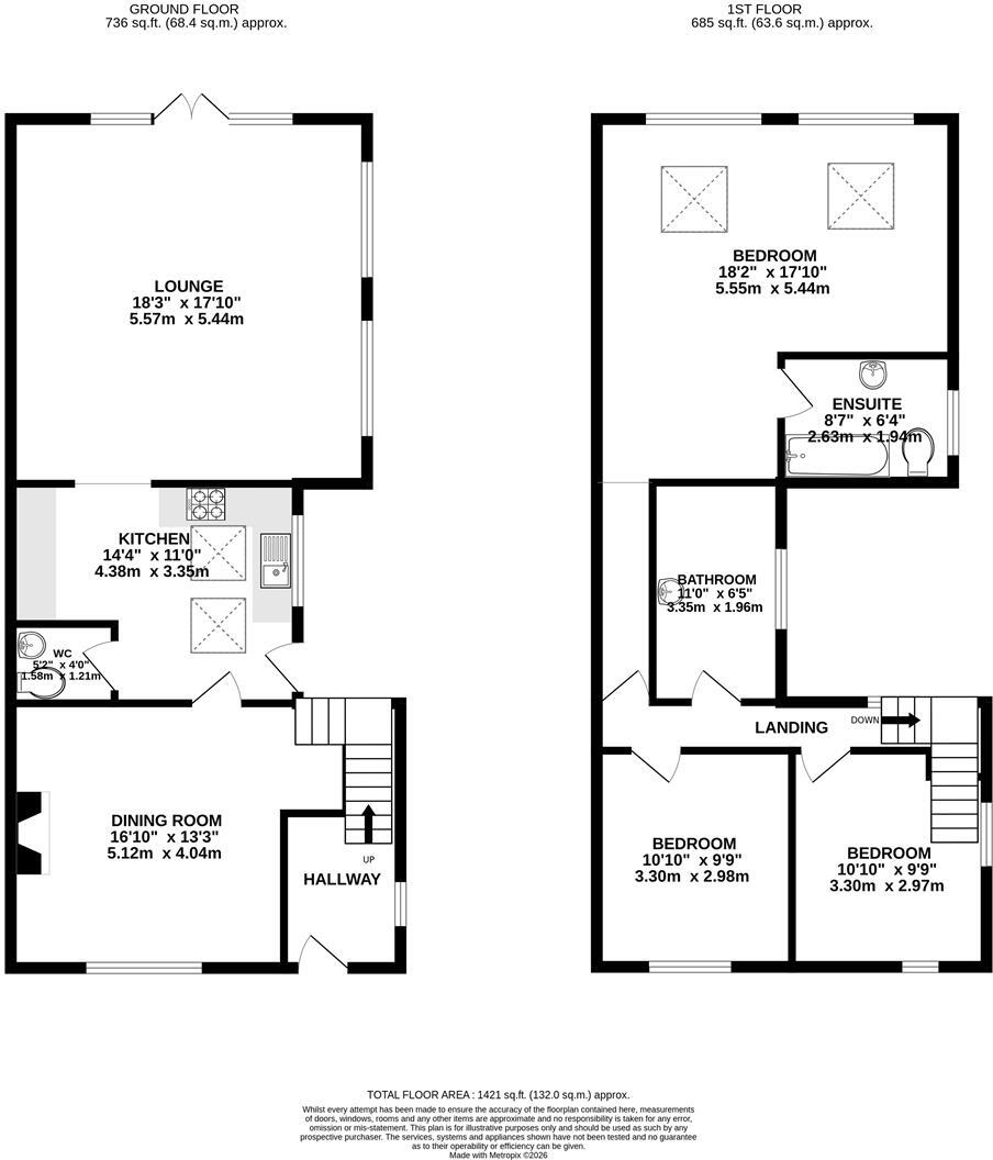 Pegs Lane, Clipston floorplan