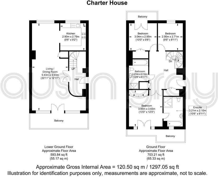 Flat 63 Charter House, 85 Canute Road, Southampton, SO14 3FZ floorplan