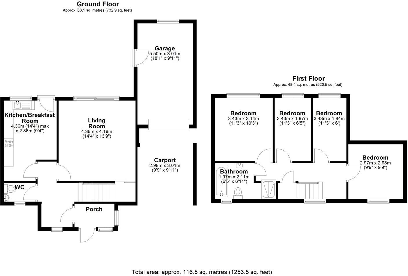 Mariners Way, Aldeburgh floorplan