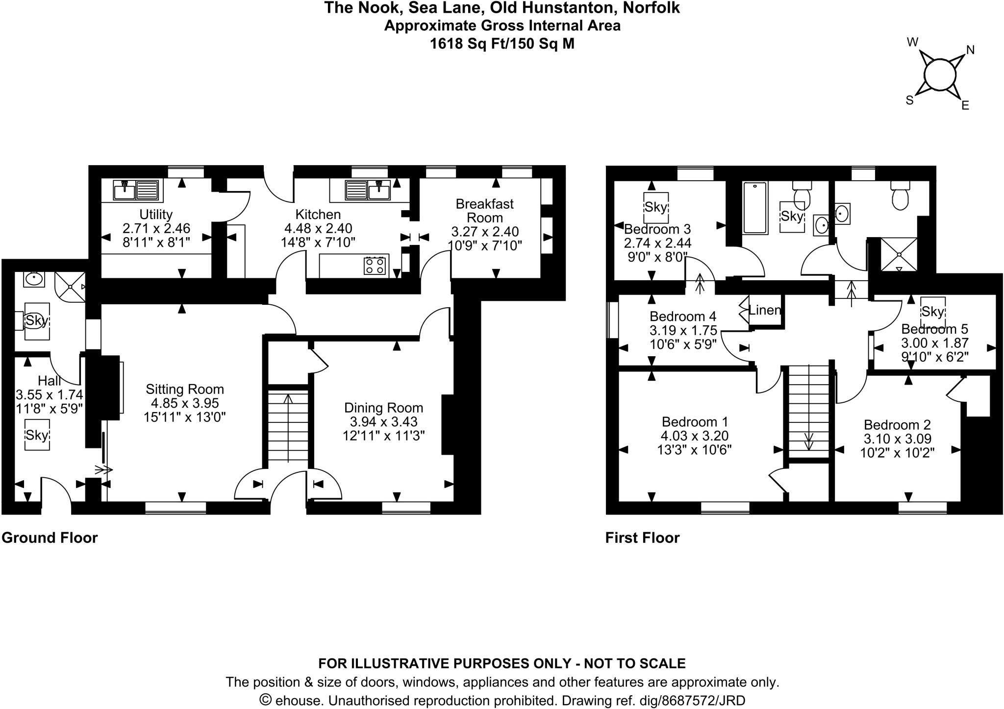 Old Hunstanton, Norfolk floorplan
