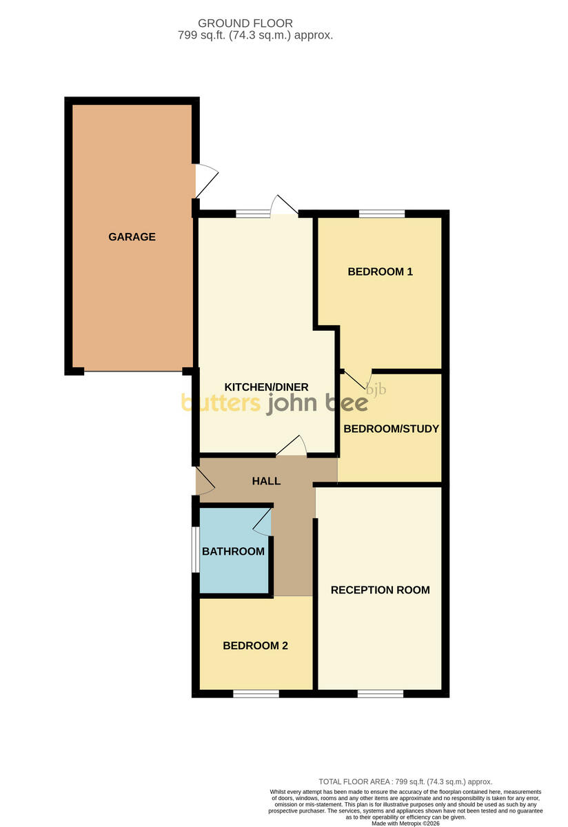 Kingfisher Crescent Stoke-On-Trent ST10 1RZ floorplan
