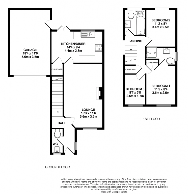 Hawker Road, Ash Vale, Surrey, GU12 floorplan