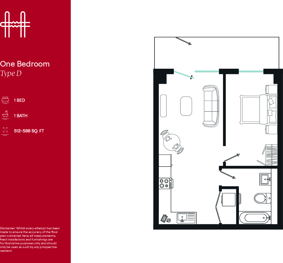 Flat 5, Clyde Street, Birmingham floorplan
