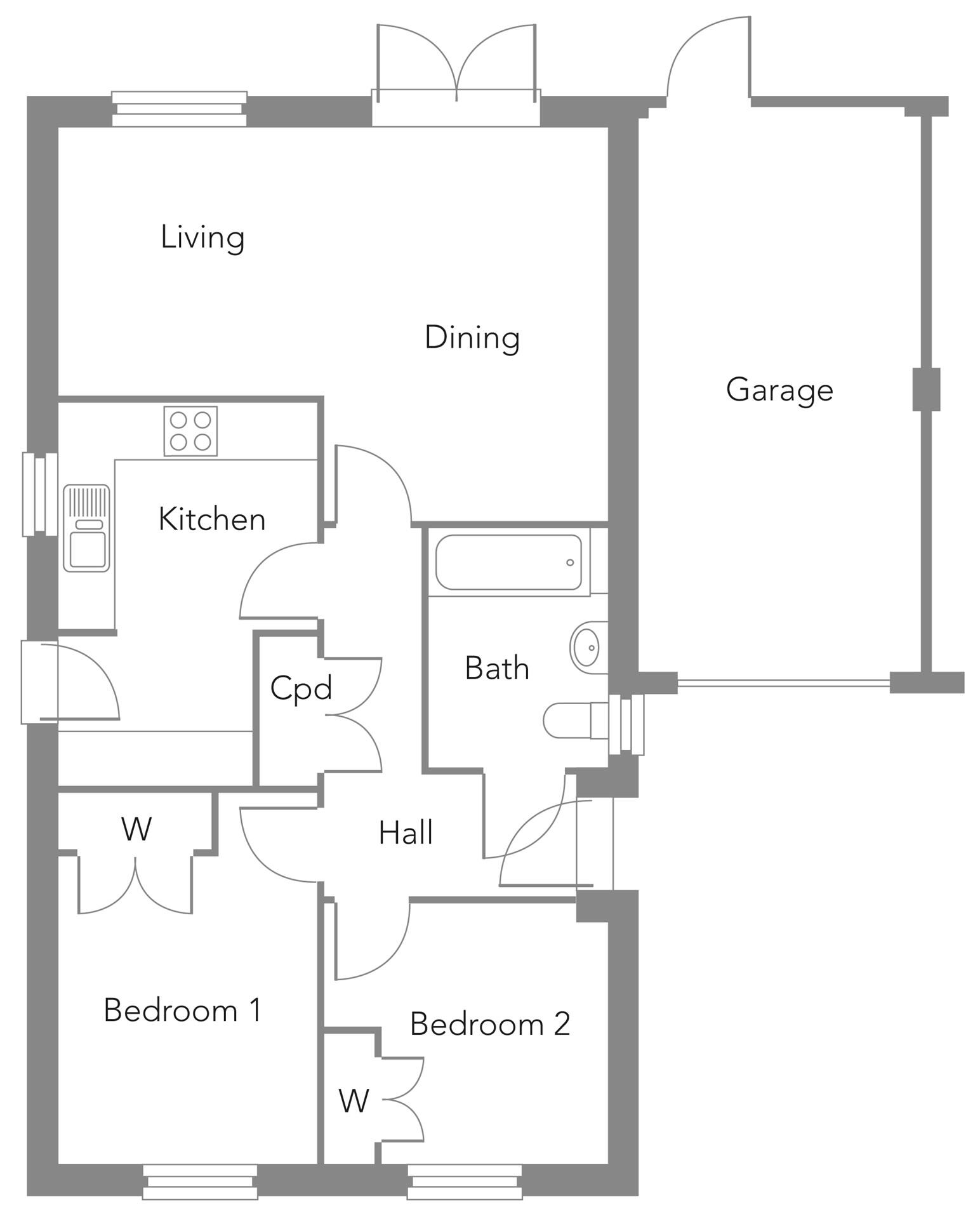 St. Johns Hill, Bungay floorplan