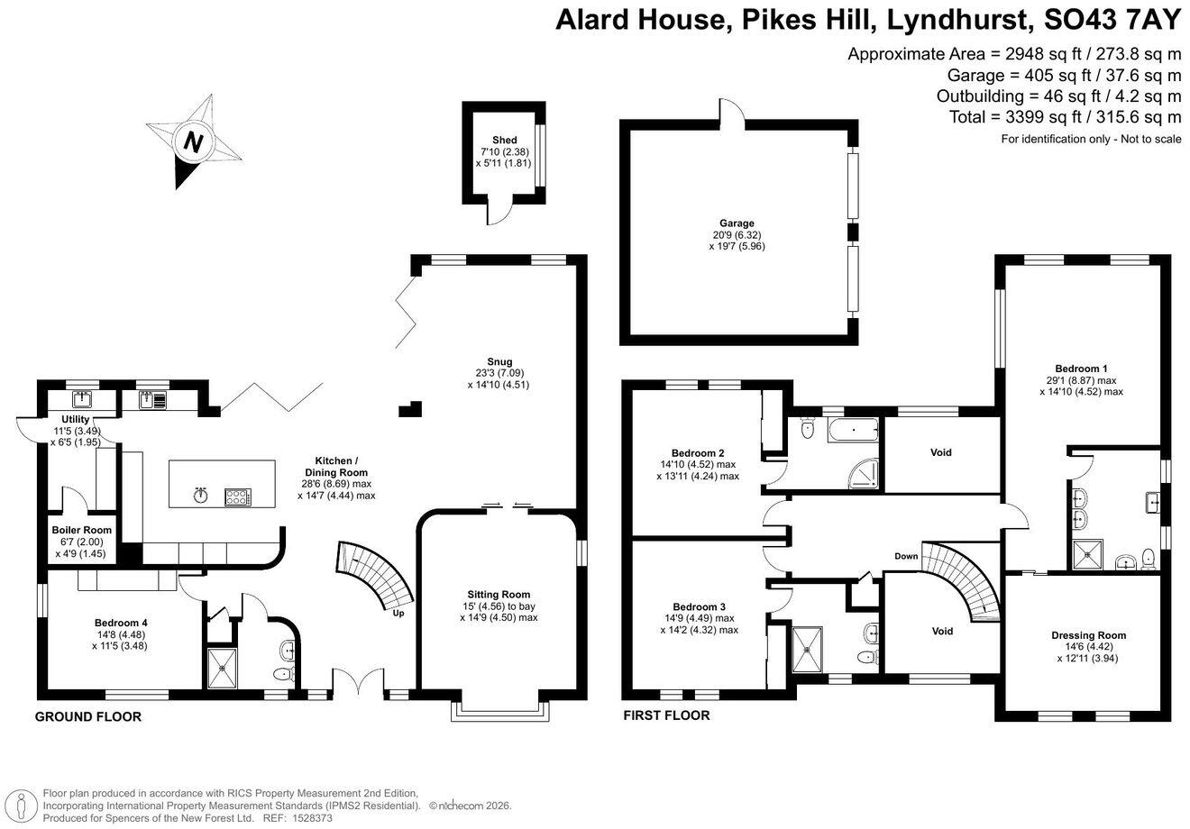 Pikes Hill, Lyndhurst, SO43 floorplan