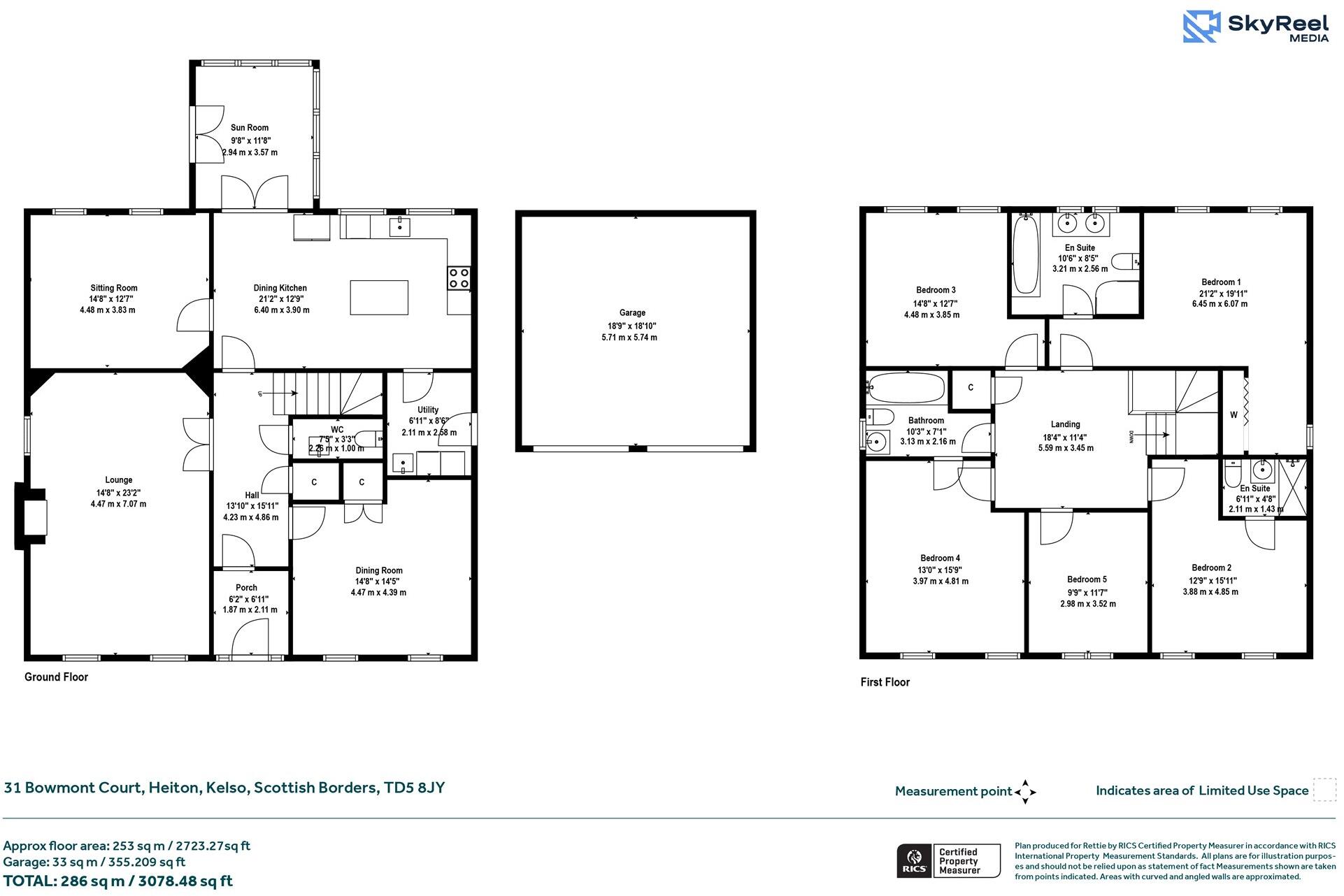 31, Bowmont Court, Heiton, Kelso, Scottish Borders floorplan