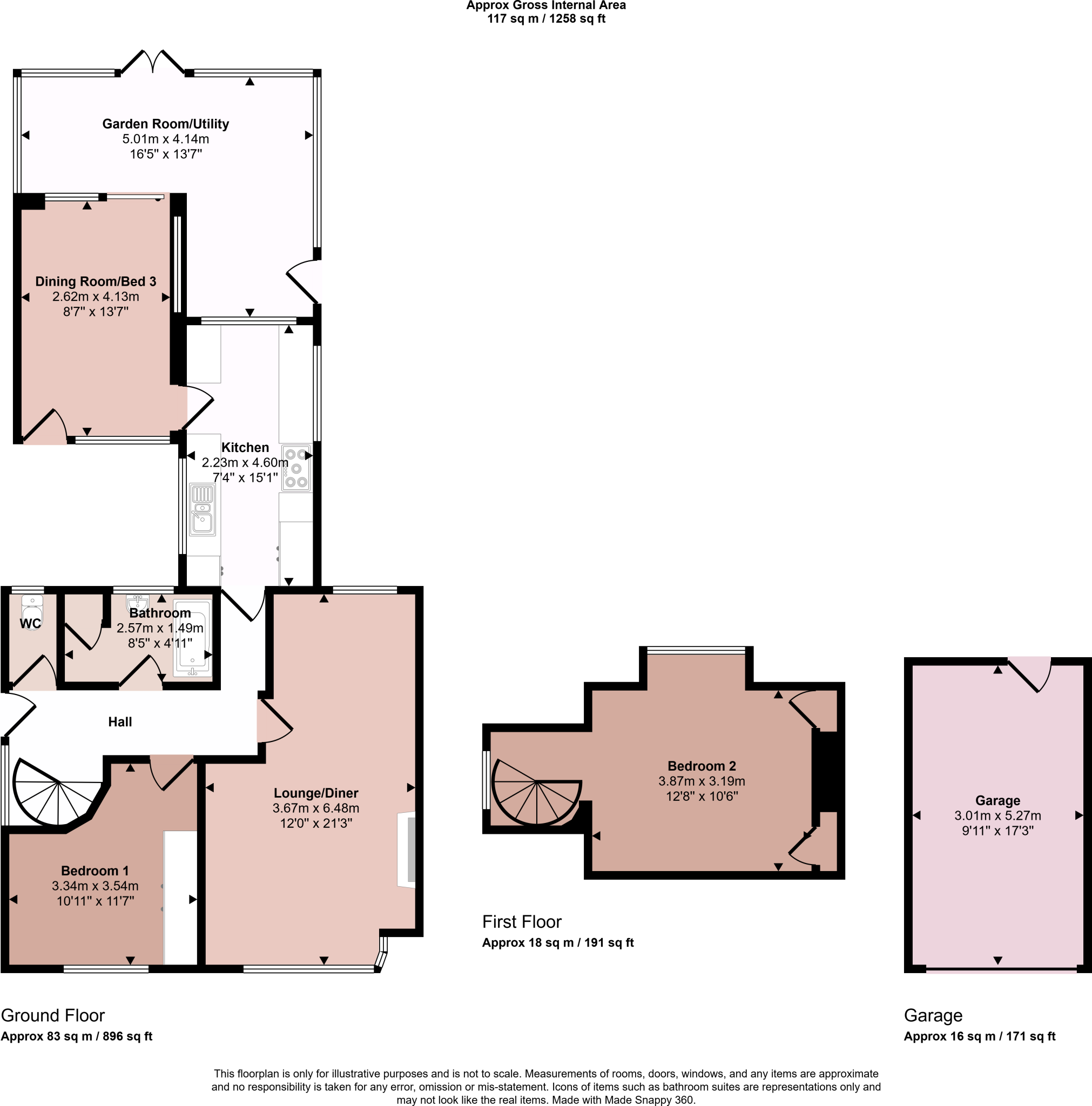Bowley Avenue, Melton Mowbray, Leicestershire floorplan