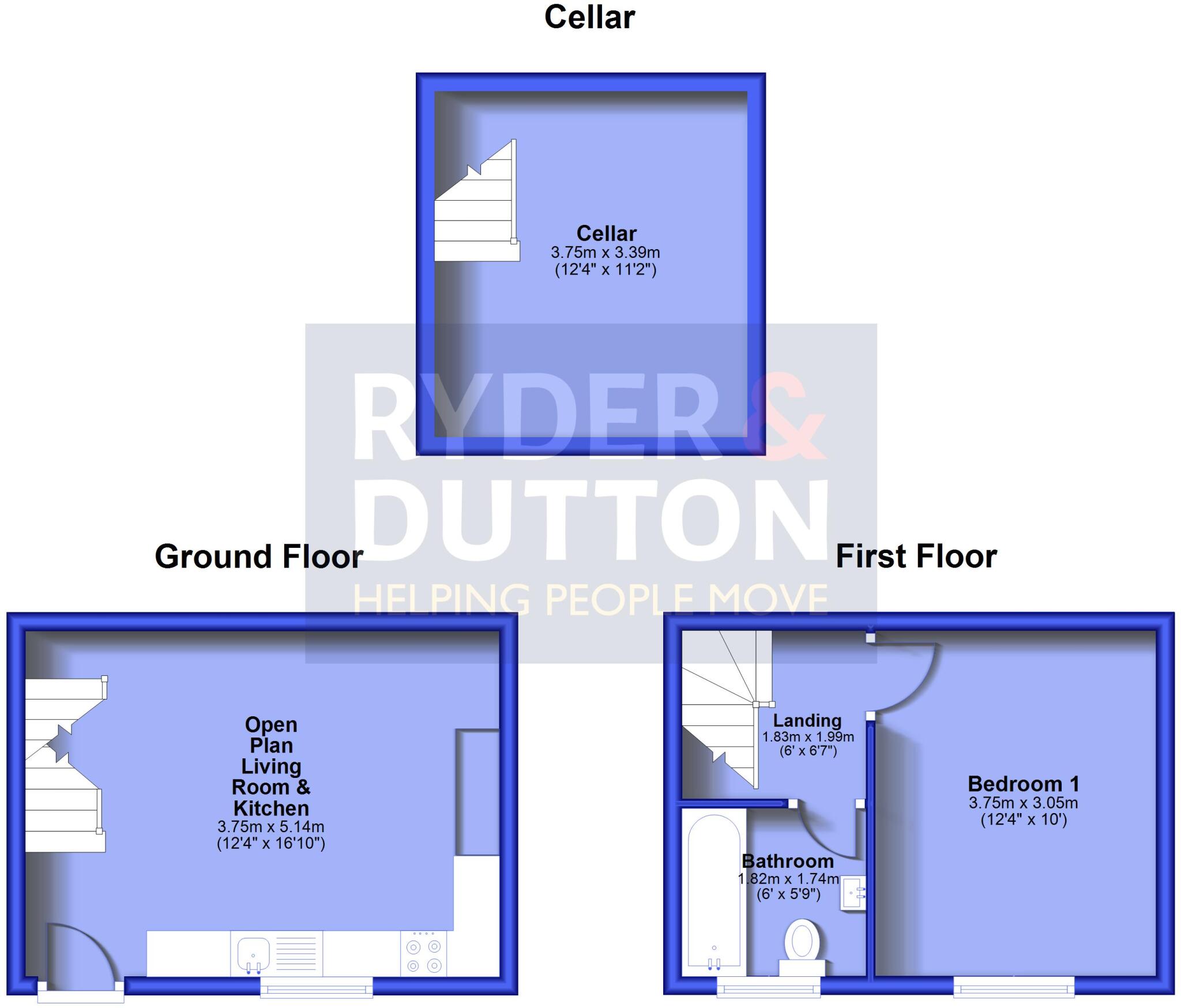 Back Rings Row, Loveclough, Rossendale, BB4 floorplan