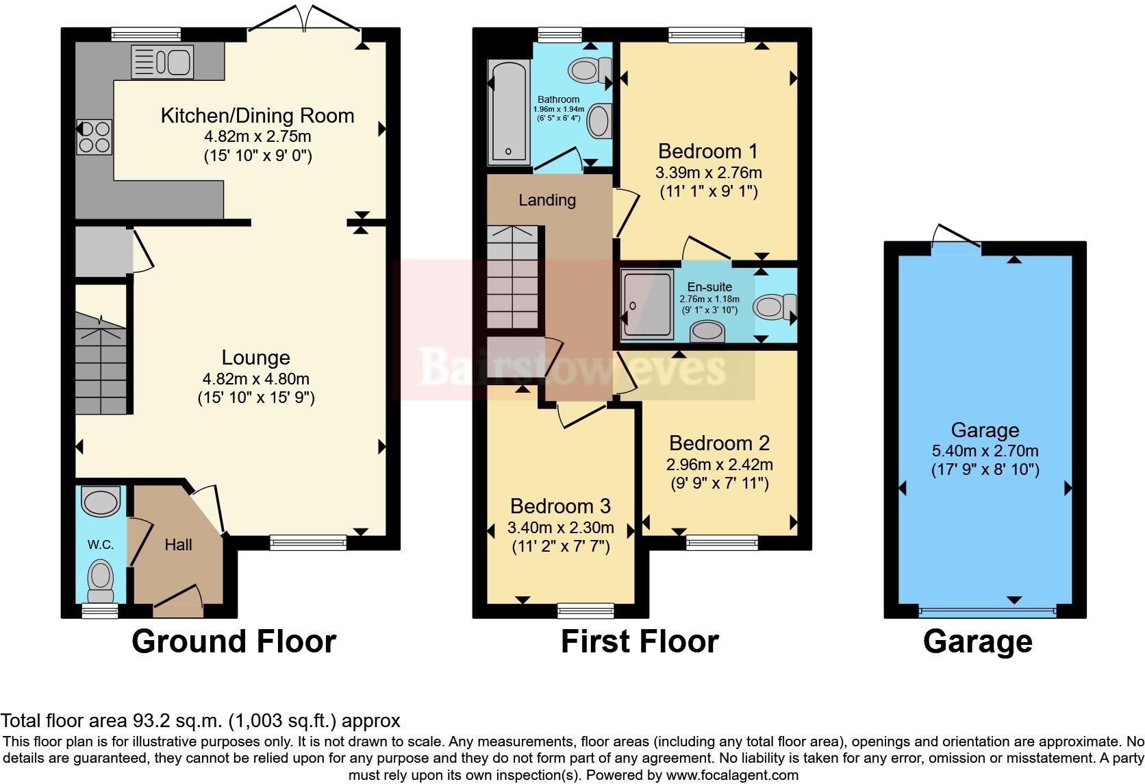 Owston Road, Annesley, Nottingham, Nottinghamshire, NG15 floorplan