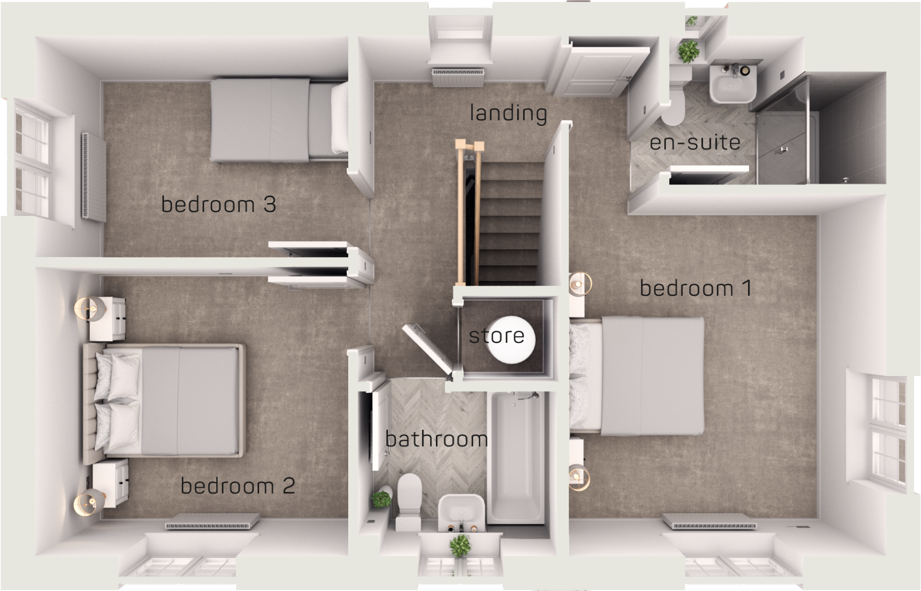 Gains Park Way, 
Bicton Heath, 
Shrewsbury, 
SY3 5GD floorplan