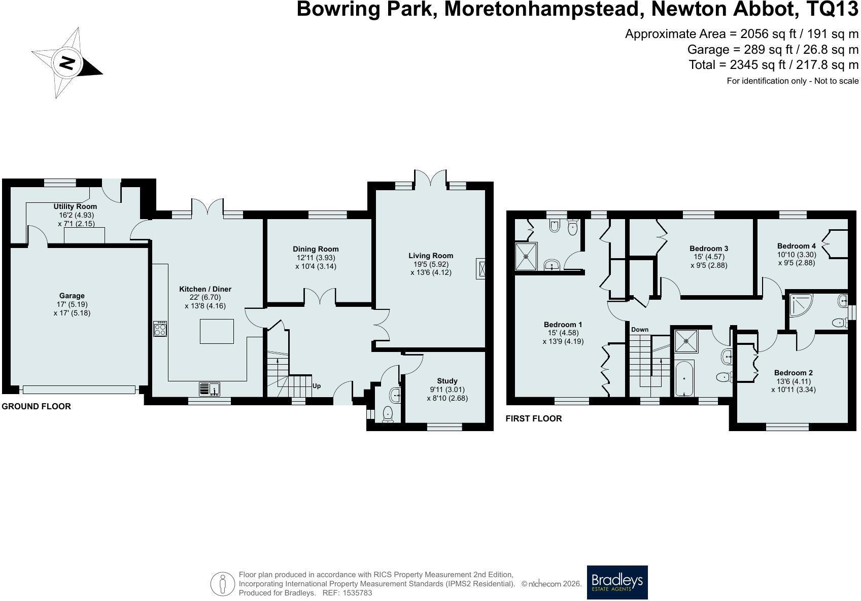 Bowring Park, Moretonhampstead, Newton Abbot, Devon floorplan